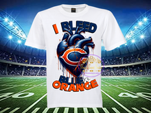 Load image into Gallery viewer, I Bleed Football T-Shirts - ALL TEAMS AVAILABLE