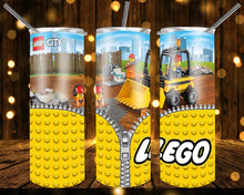 Load image into Gallery viewer, Lego Inspired Custom Tumbler