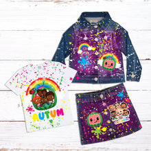 Load image into Gallery viewer, Kid's Denim Birthday Outfit Custom