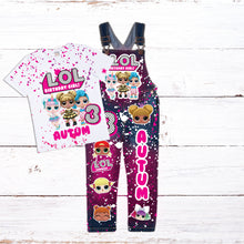 Load image into Gallery viewer, Kid's Denim Birthday Outfit Custom