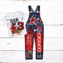 Load image into Gallery viewer, Kid's Denim Birthday Outfit Custom