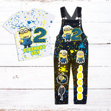 Load image into Gallery viewer, Kid's Denim Birthday Outfit Custom