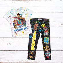 Load image into Gallery viewer, Kid's Denim Birthday Outfit Custom