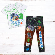 Load image into Gallery viewer, Kid's Denim Birthday Outfit Custom