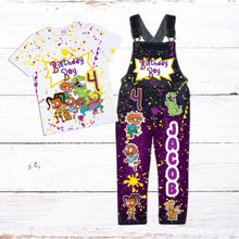 Load image into Gallery viewer, Kid's Denim Birthday Outfit Custom