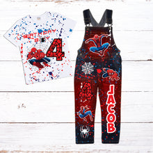 Load image into Gallery viewer, Kid's Denim Birthday Outfit Custom