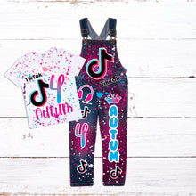 Load image into Gallery viewer, Kid's Denim Birthday Outfit Custom