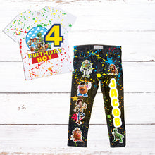 Load image into Gallery viewer, Kid's Denim Birthday Outfit Custom