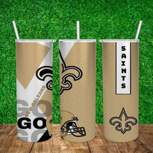 Load image into Gallery viewer, Custom NFL Football Team Tumbler - 20oz ALL teams
