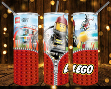 Load image into Gallery viewer, Lego Inspired Custom Tumbler
