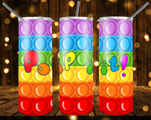 Load image into Gallery viewer, Pop It's! Custom Tumbler - Various Styles

