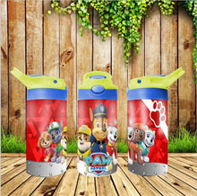 Load image into Gallery viewer, Paw Patrol Flip Top or Sippy Cup Tumbler
