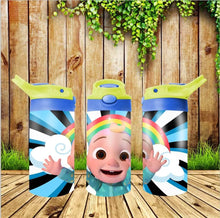 Load image into Gallery viewer, Cocomelon Flip Top or Sippy Cup Tumbler
