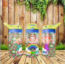 Load image into Gallery viewer, Cocomelon Flip Top or Sippy Cup Tumbler
