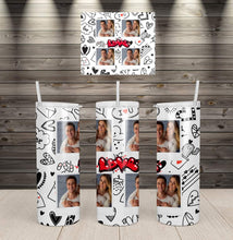 Load image into Gallery viewer, 20oz Custom Valentine's Day Tumbler - Holiday Items
