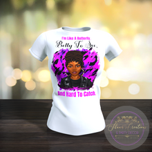 Load image into Gallery viewer, I'm Like A Butterfly Custom T-Shirt
