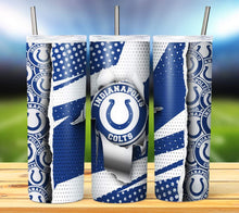 Load image into Gallery viewer, Team Football Tumbler - Various Designs
