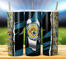 Load image into Gallery viewer, Team Football Tumbler - Various Designs
