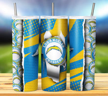 Load image into Gallery viewer, Team Football Tumbler - Various Designs
