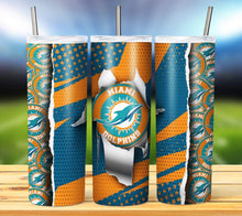 Load image into Gallery viewer, Team Football Tumbler - Various Designs
