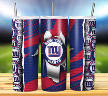 Load image into Gallery viewer, Team Football Tumbler - Various Designs
